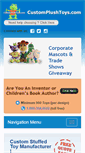 Mobile Screenshot of customplushtoys.com